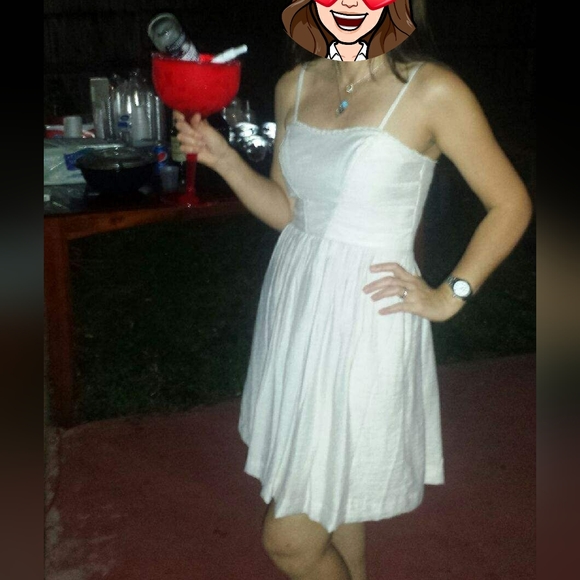 Jessica Simpson Nude Mini Dress With Straps Size 4 - Picture 2 of 16